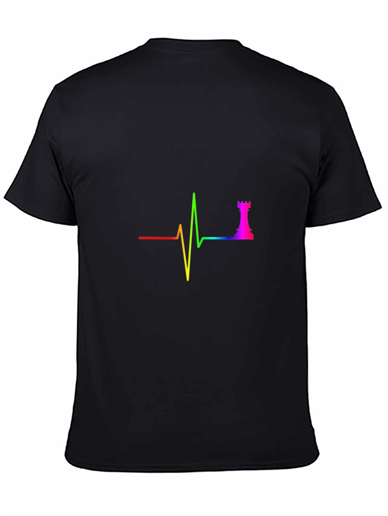 Chess Rook Heartbeat T-Shirt