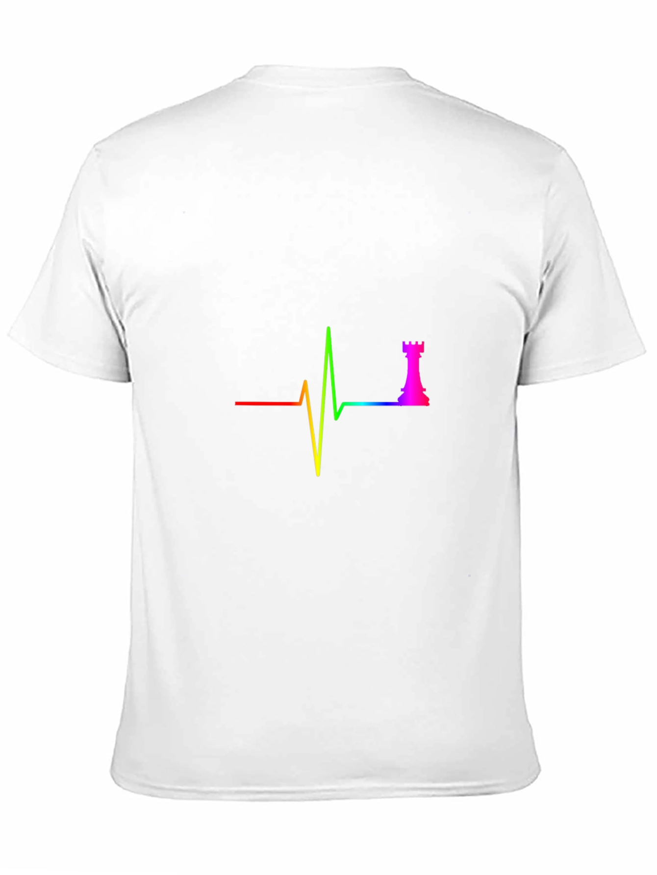 Chess Rook Heartbeat T-Shirt