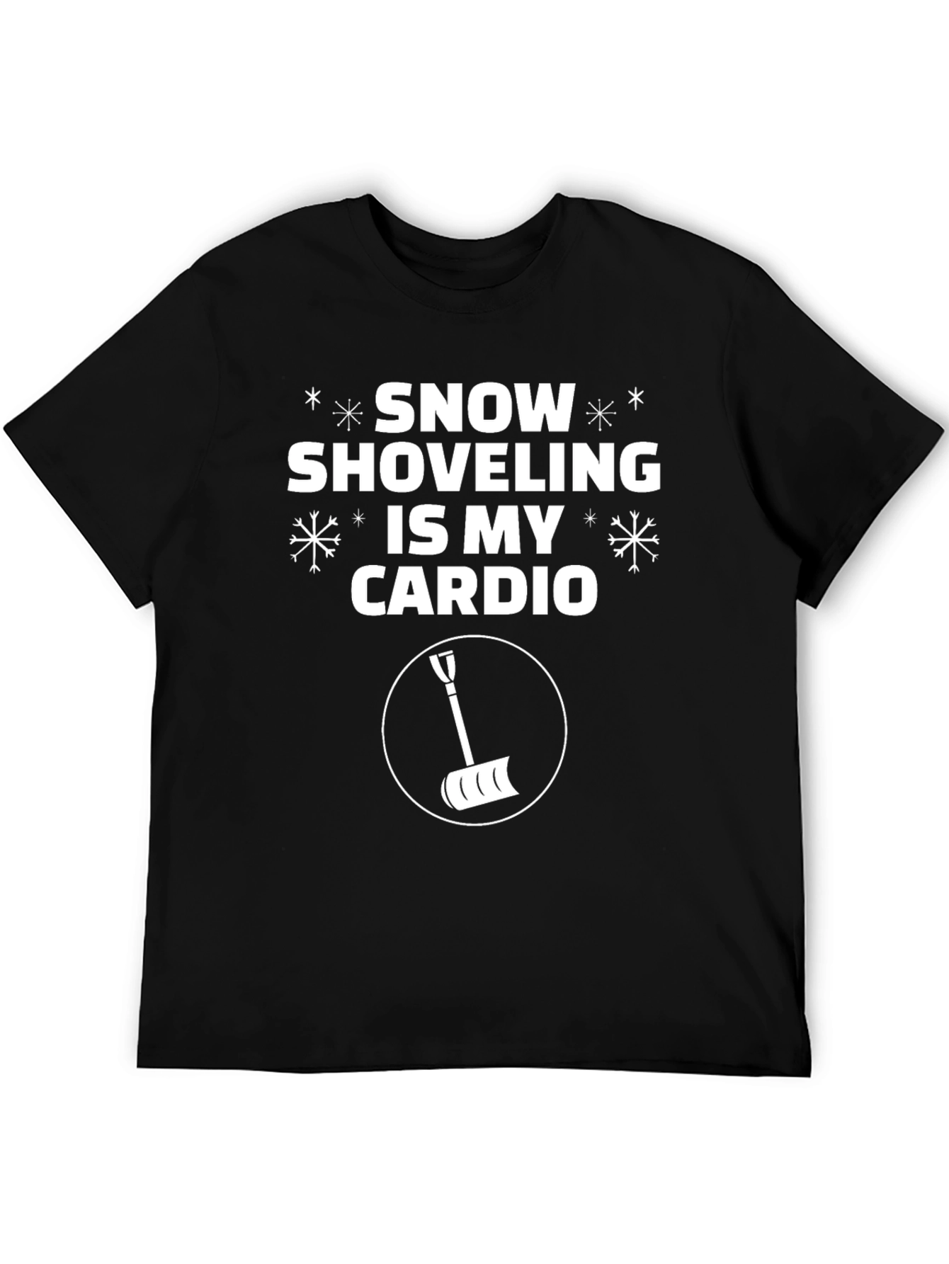 Snow Shoveling Cardio Graphic Tee