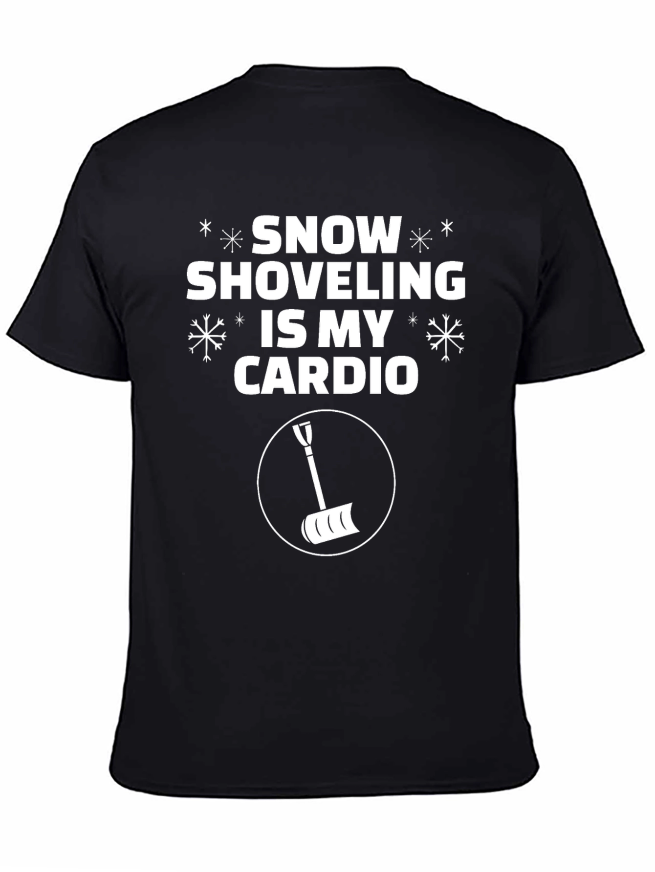 Snow Shoveling Cardio Graphic Tee