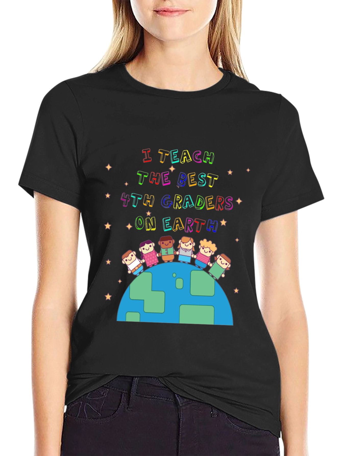 I Teach the Best 4th Graders T-Shirt