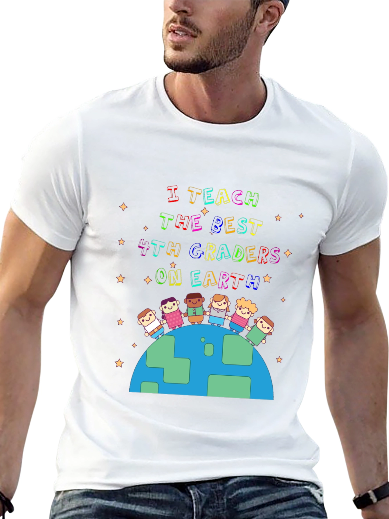 I Teach the Best 4th Graders T-Shirt