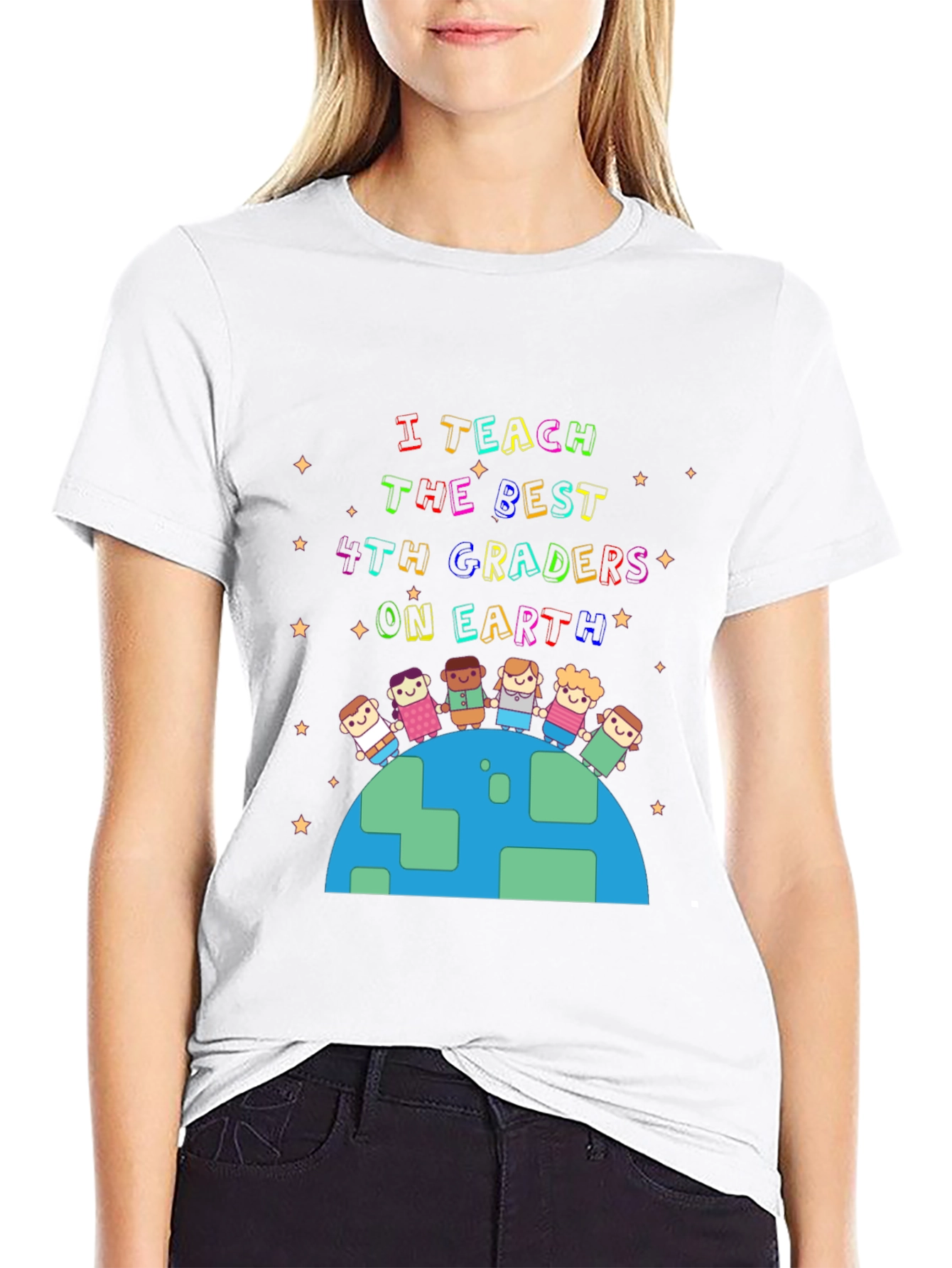 I Teach the Best 4th Graders T-Shirt