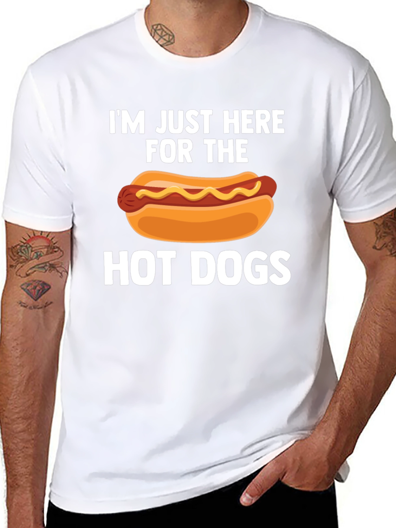 Im Just Here For The Hot Dogs T-Shirt