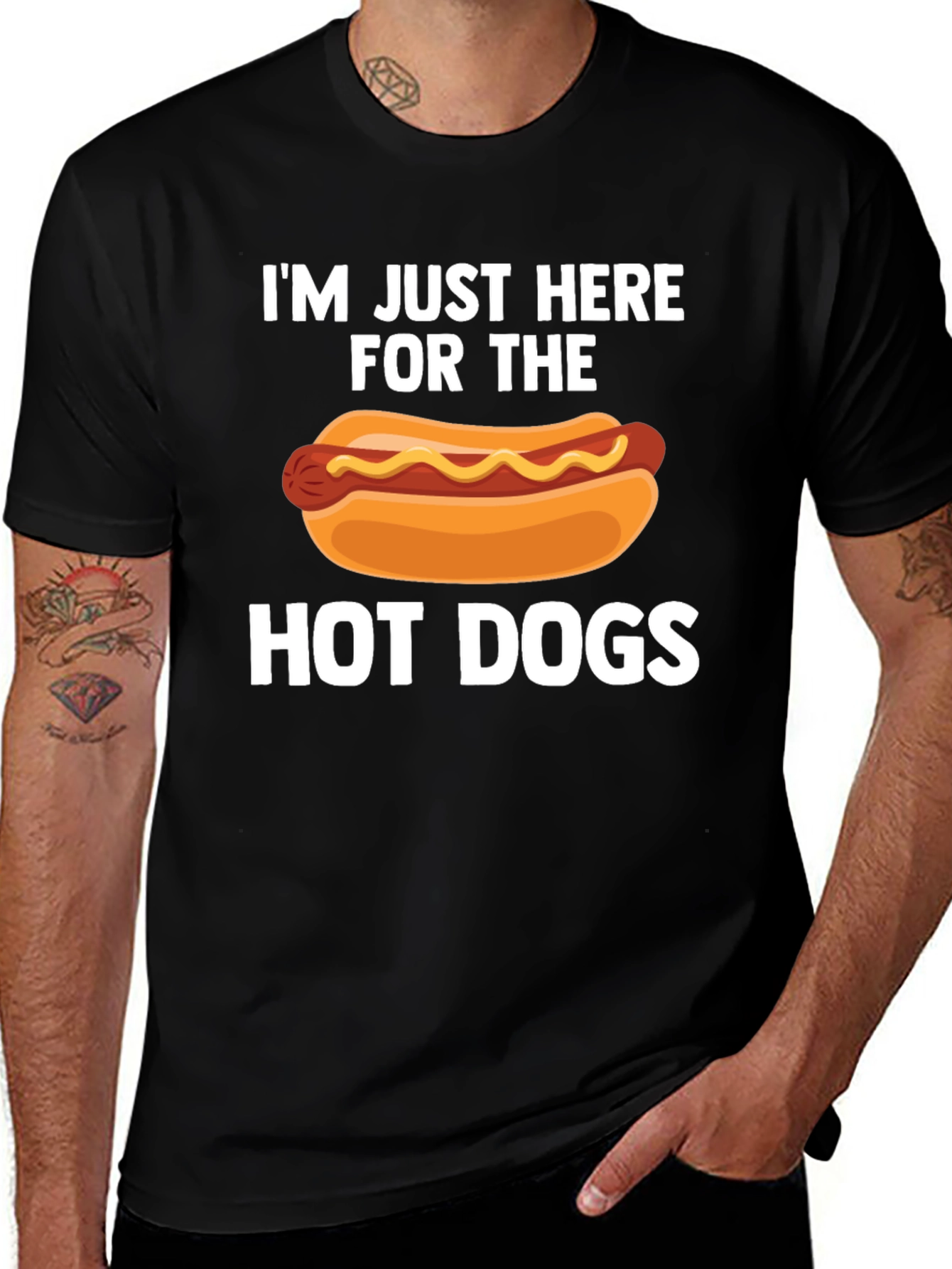 Im Just Here For The Hot Dogs T-Shirt