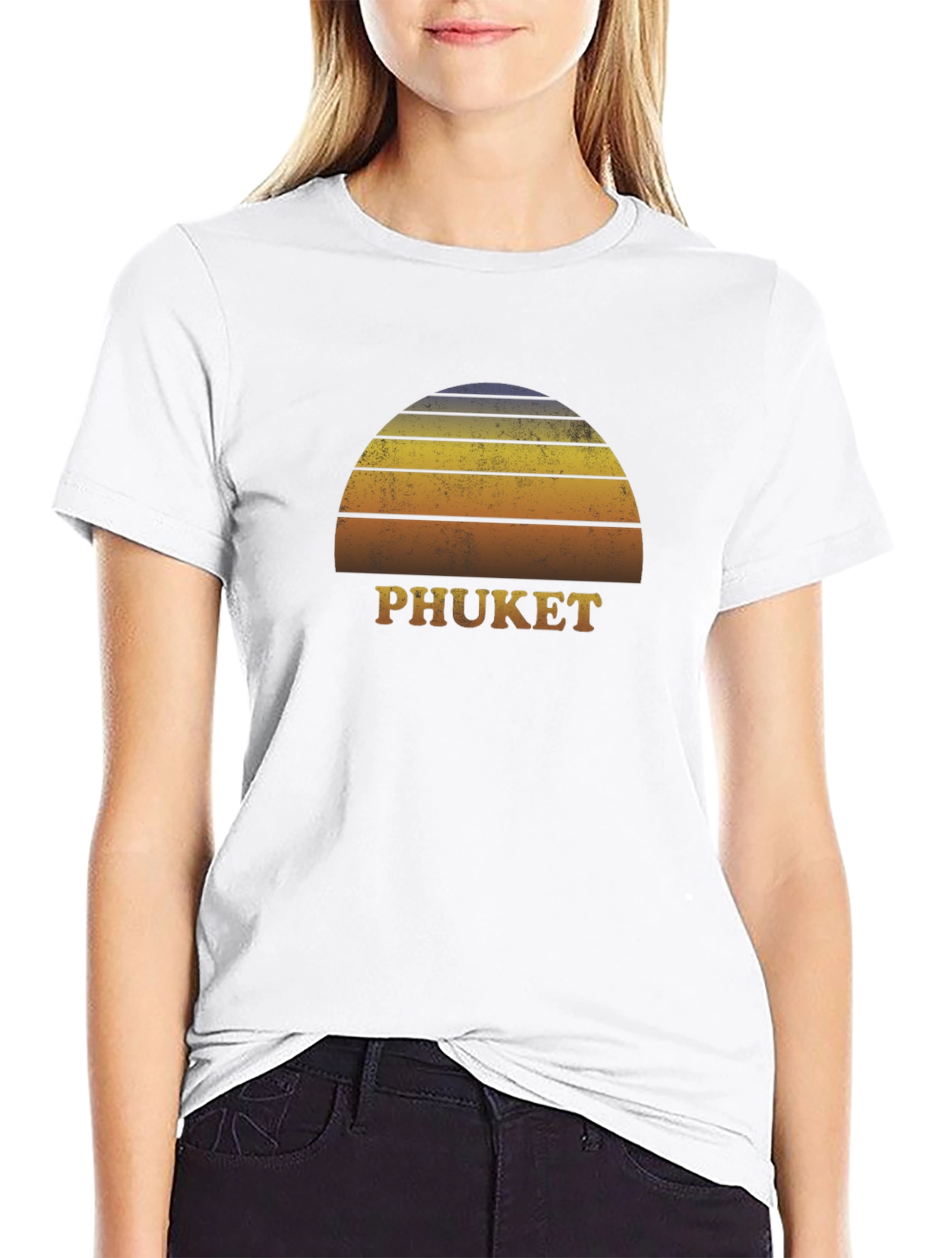 Phuket Retro Sunset T-Shirt