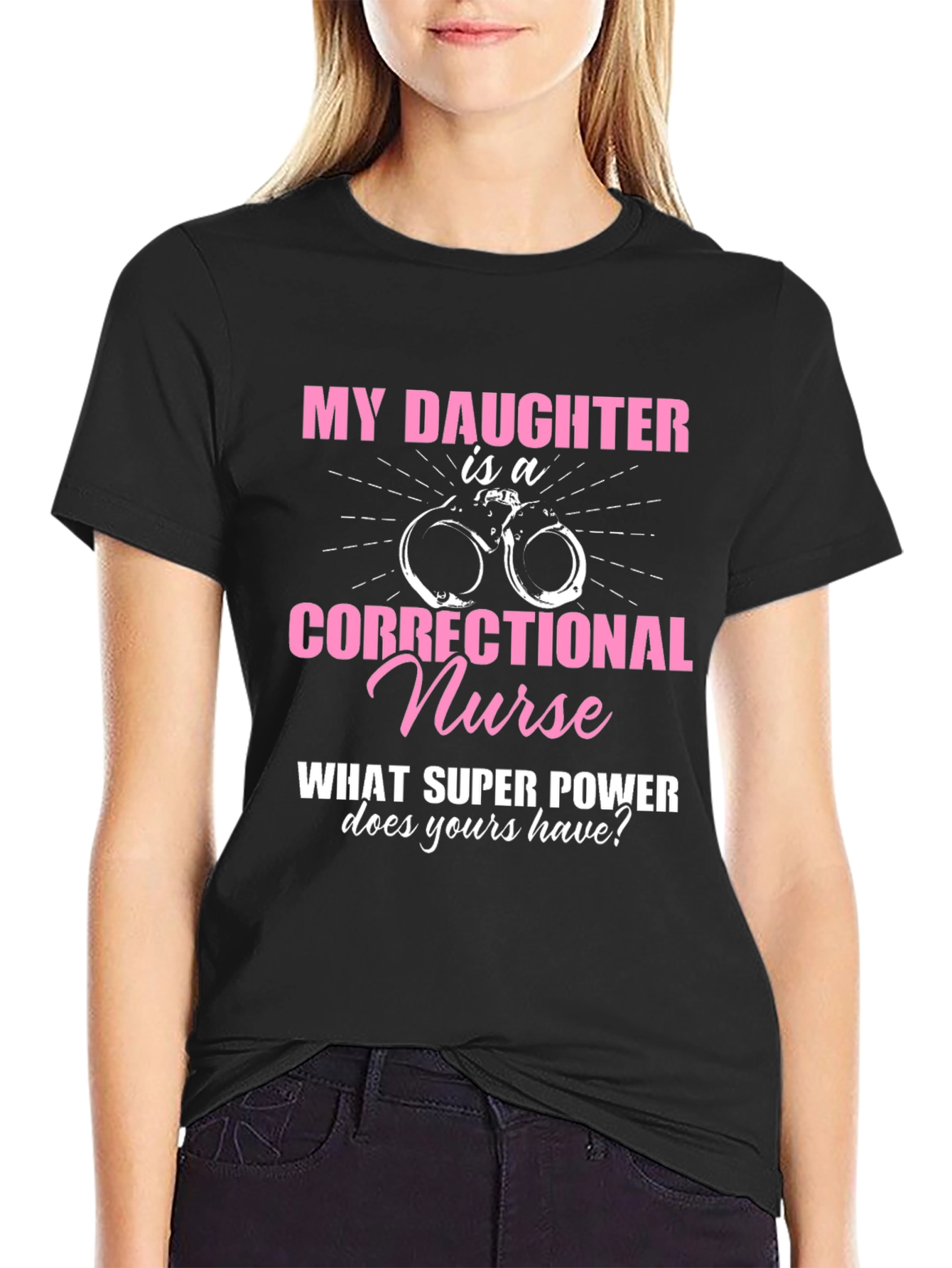 Correctional Nurse Daughter T-Shirt