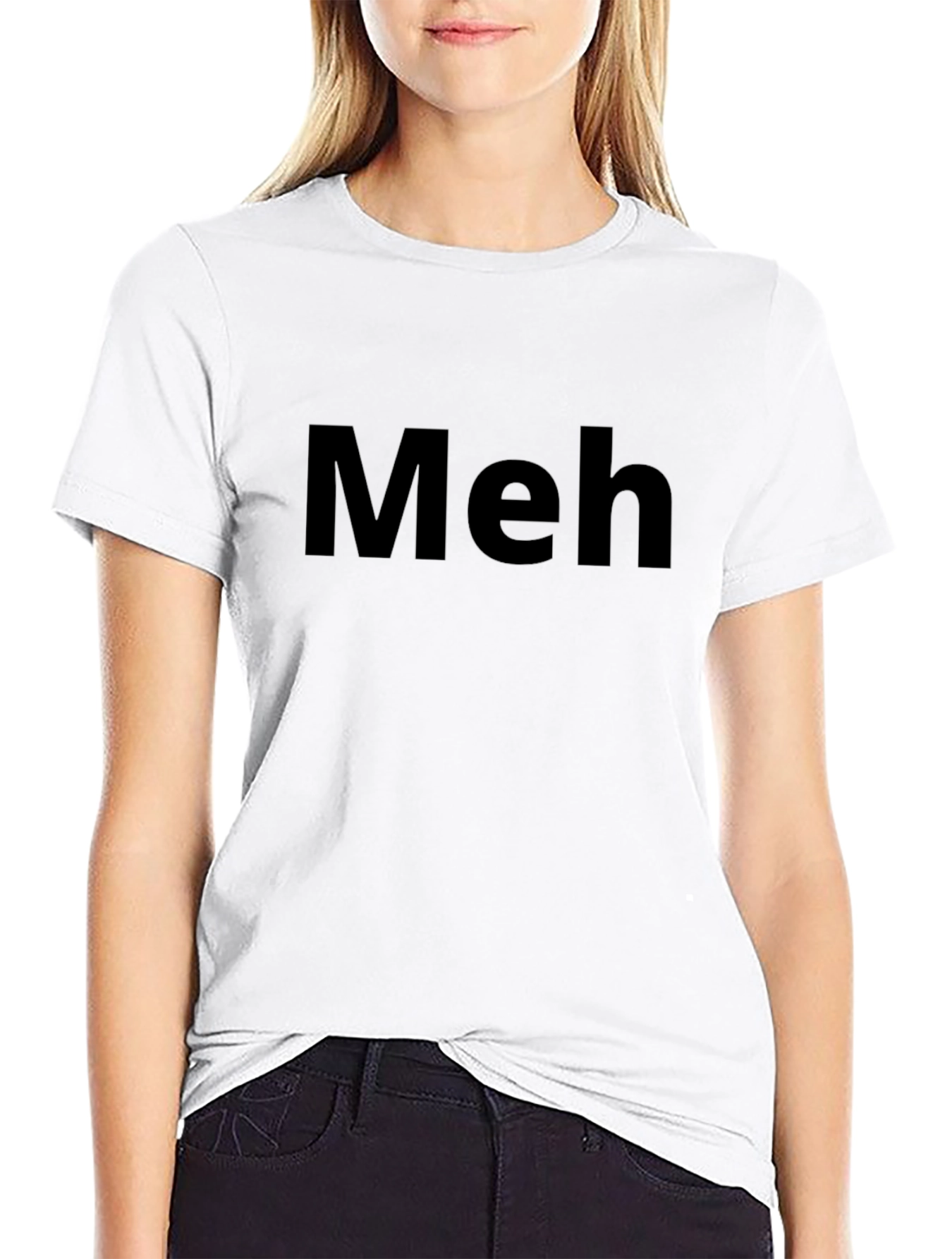 Meh Graphic Tee - Express Your Mood