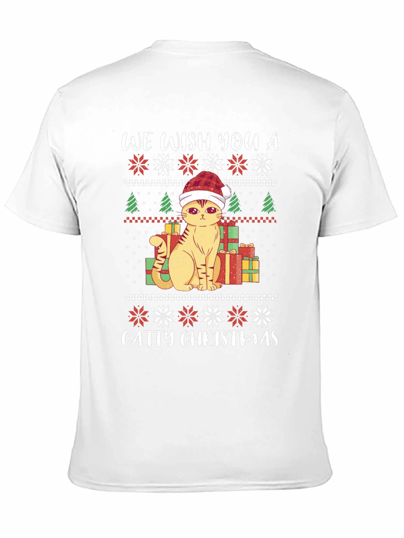 Catty Christmas T-Shirt - Festive Holiday Tee