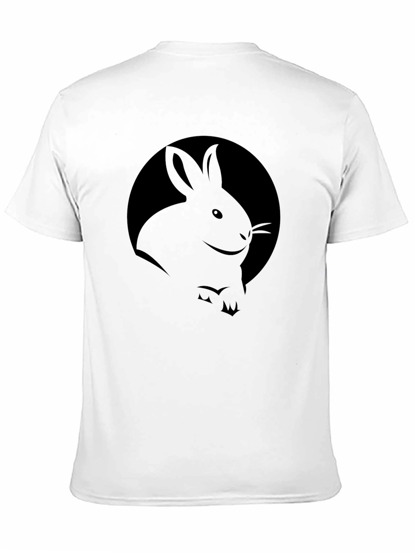 Rabbit Graphic Black T-Shirt
