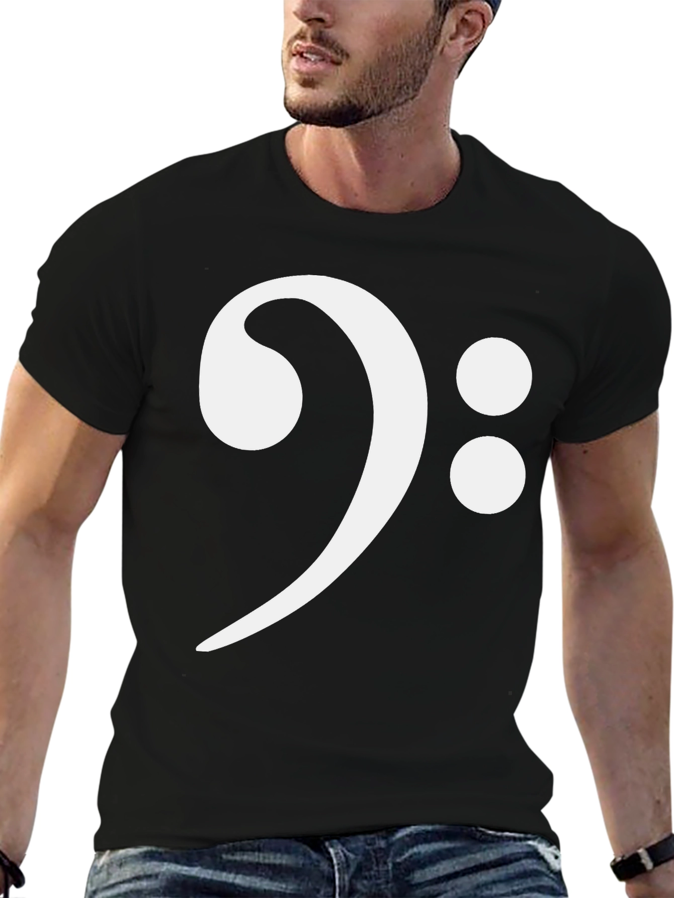 Bass Clef T-Shirt - Music Lover Tee