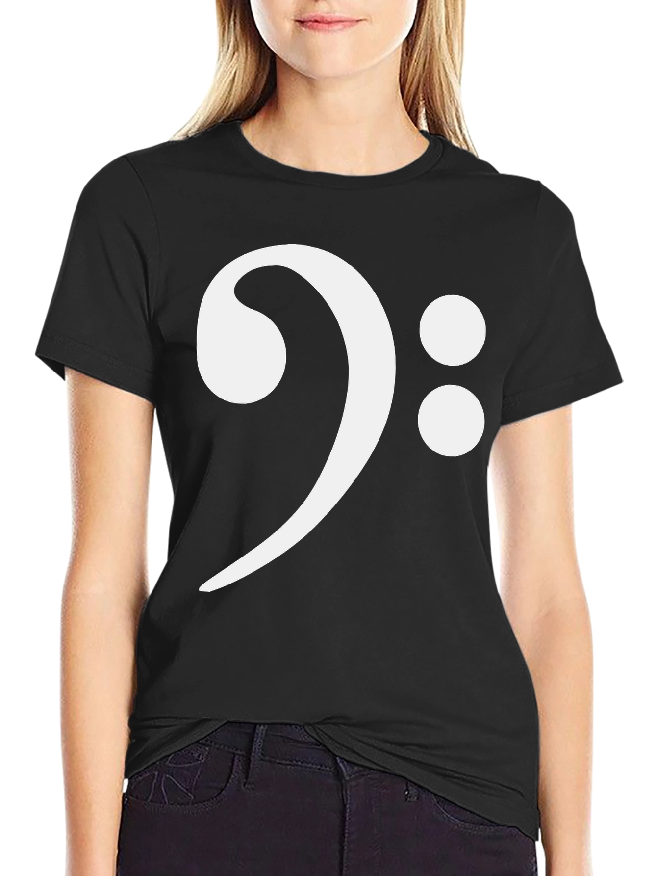 Bass Clef T-Shirt - Music Lover Tee
