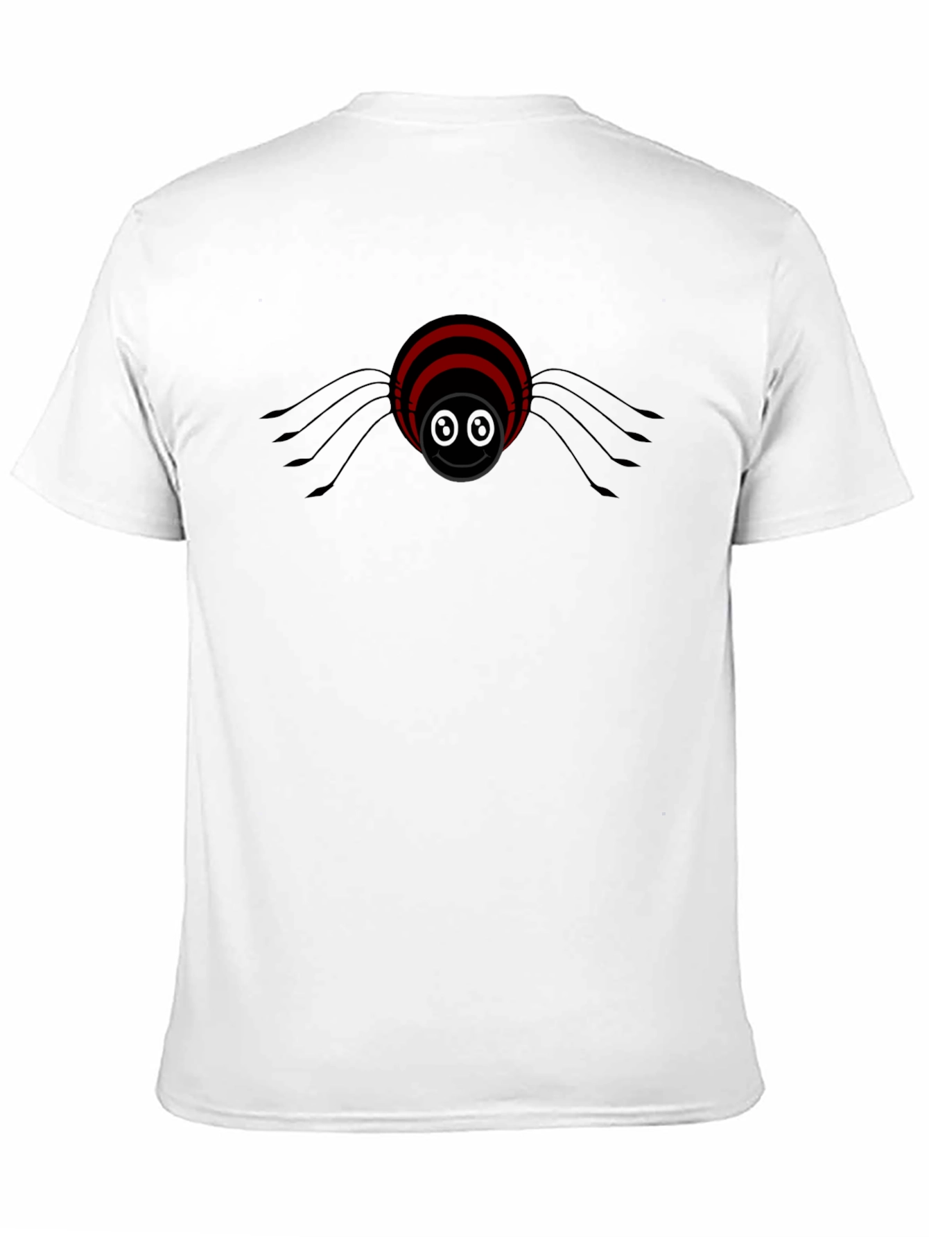 Cute Spider Graphic Black T-Shirt
