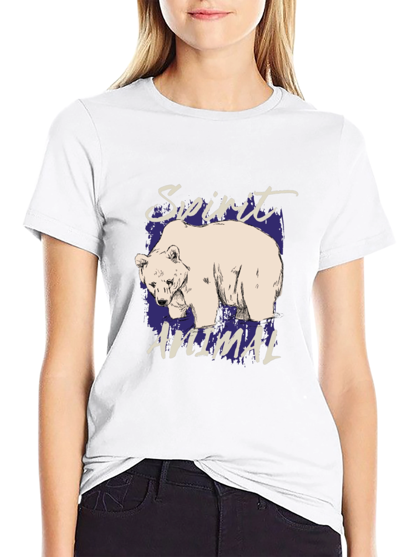 Bear Spirit Animal Graphic T-Shirt
