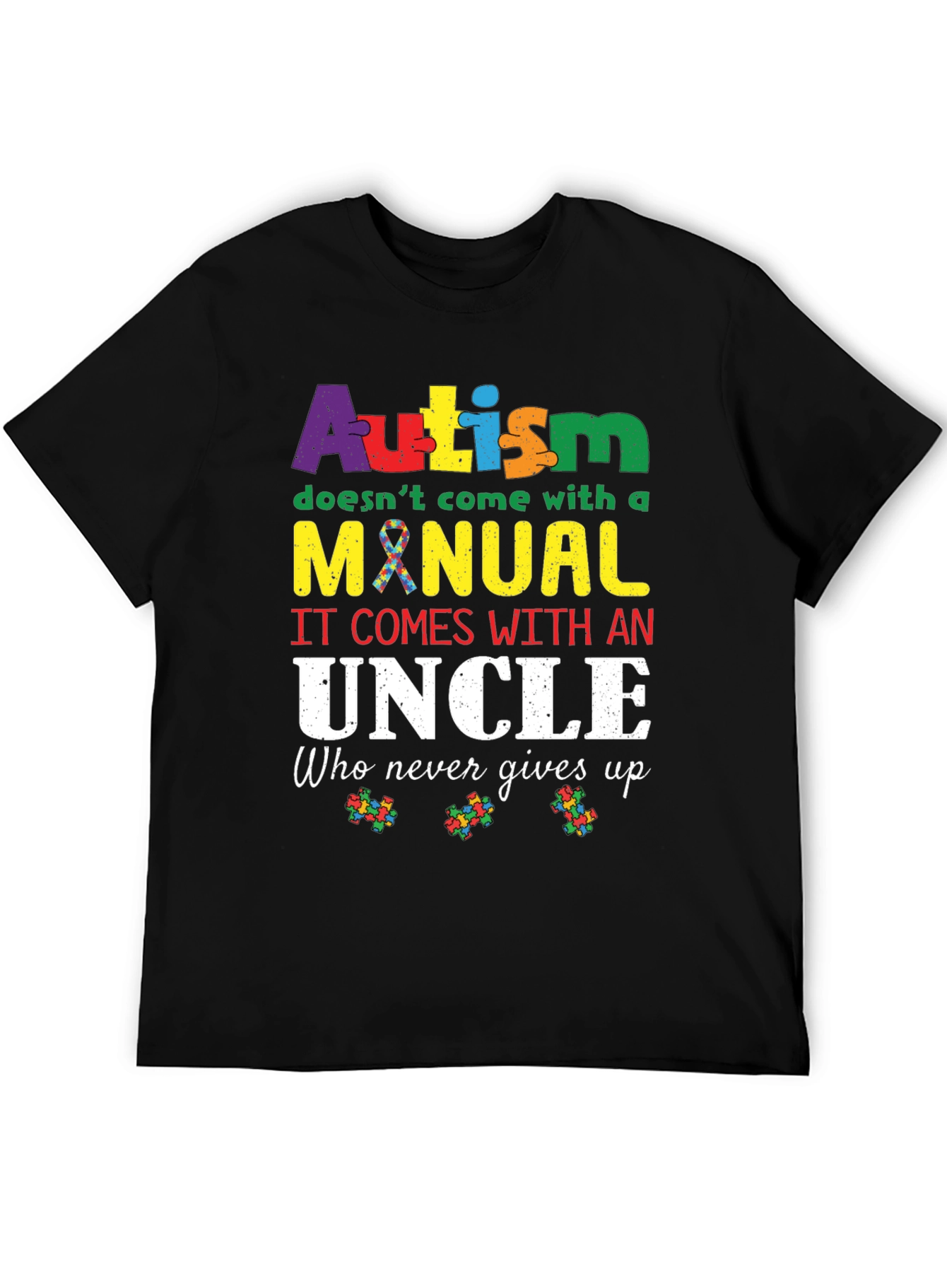 Autism Awareness Uncle T-Shirt