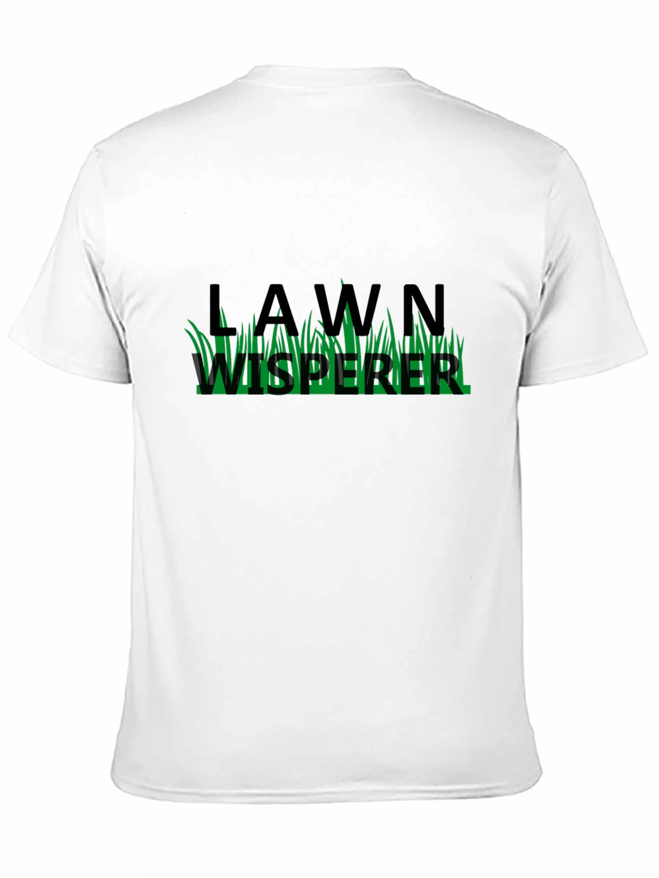 Lawn Whisperer T-Shirt - Black Cotton Blend