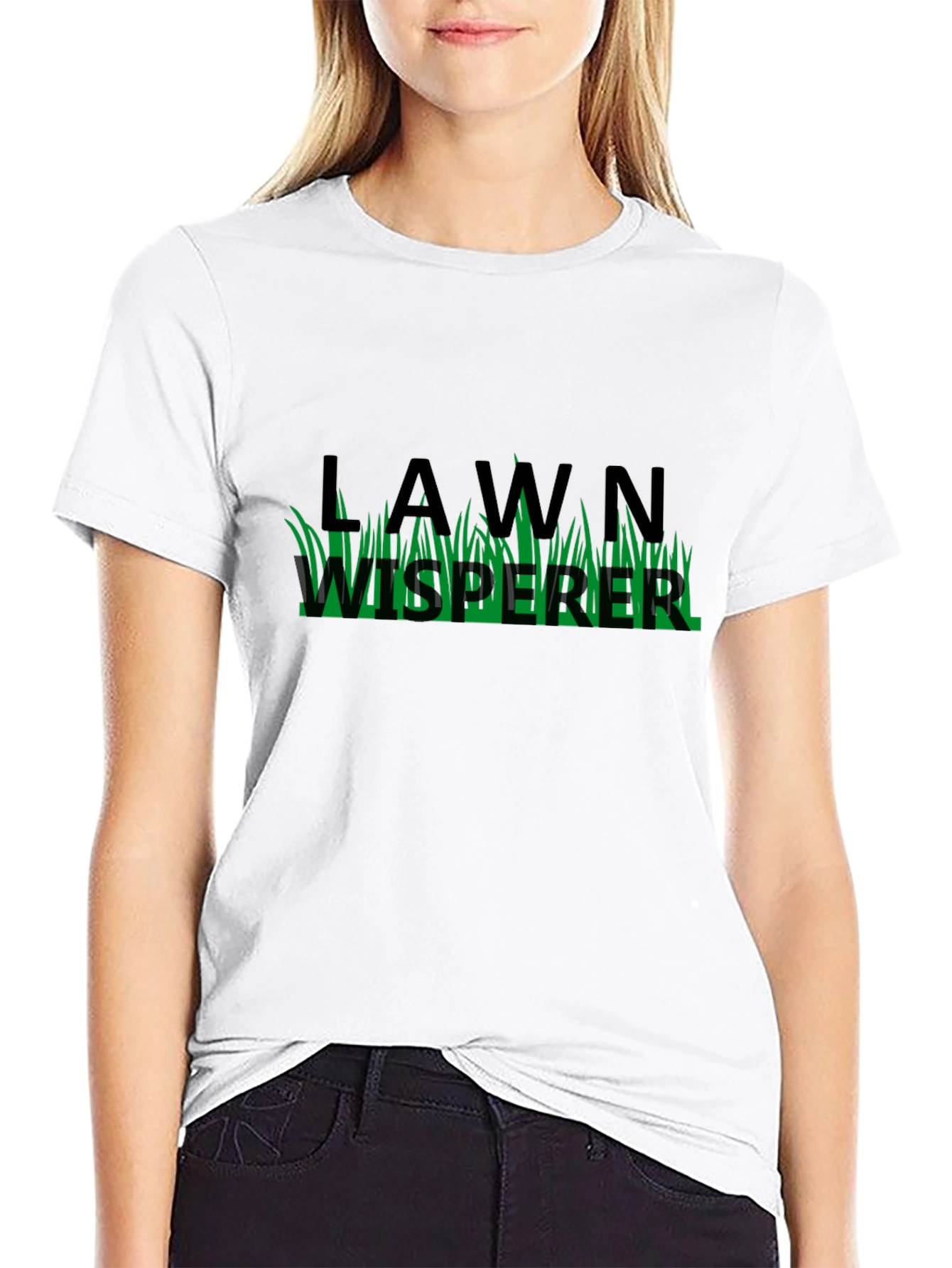 Lawn Whisperer T-Shirt - Black Cotton Blend