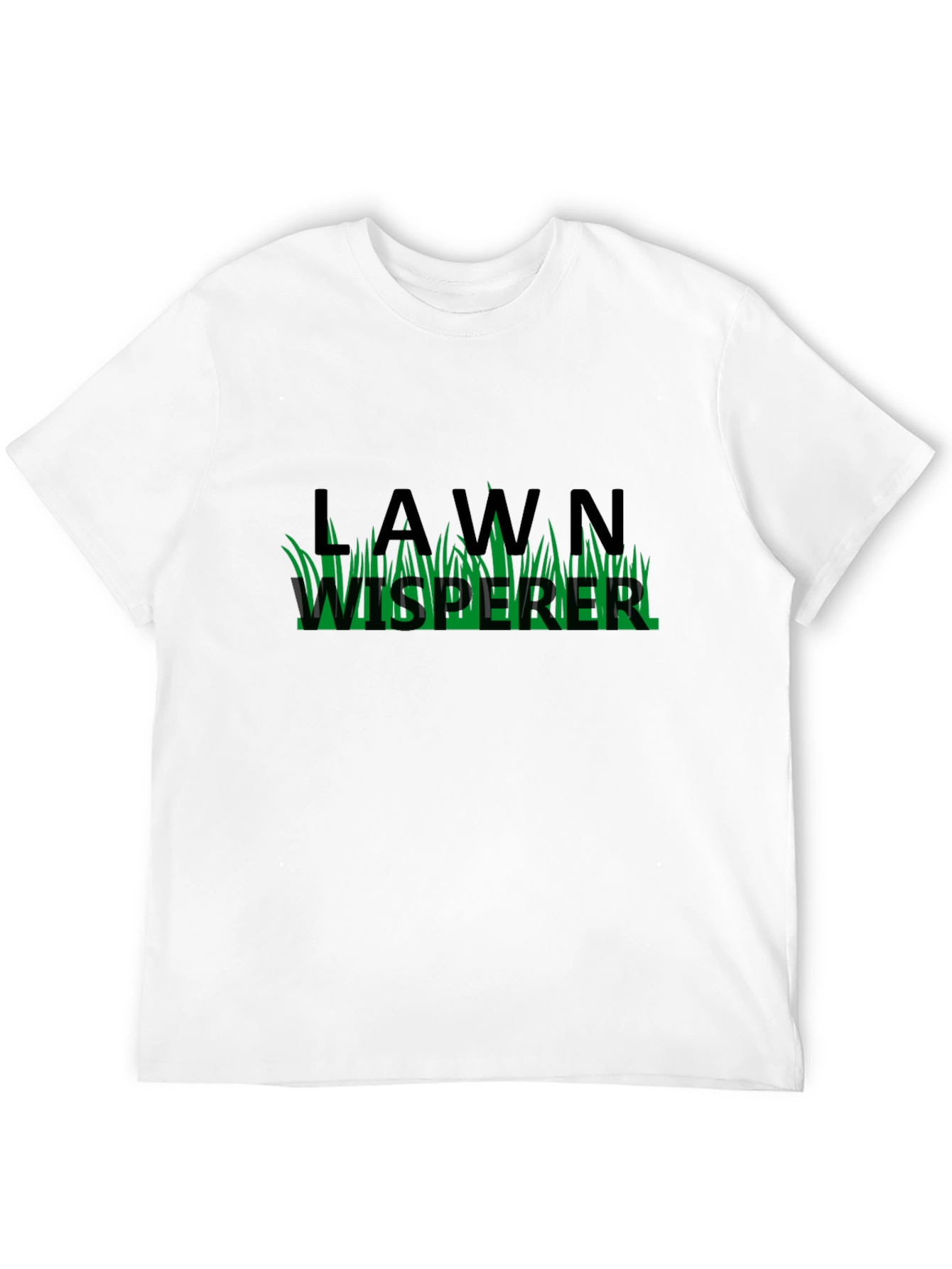 Lawn Whisperer T-Shirt - Black Cotton Blend