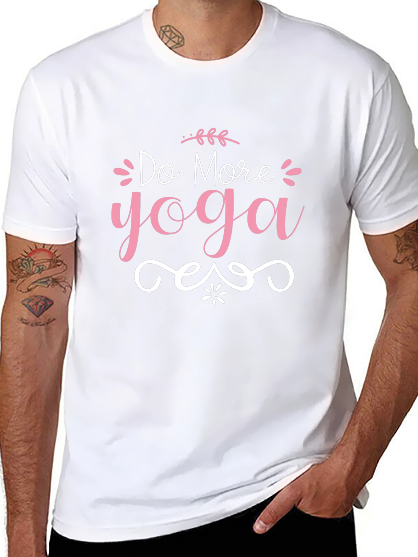 Do More Yoga Black Graphic Tee