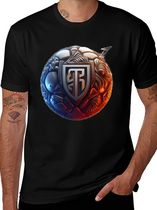 Graphic Tee - Ornate Emblem Design