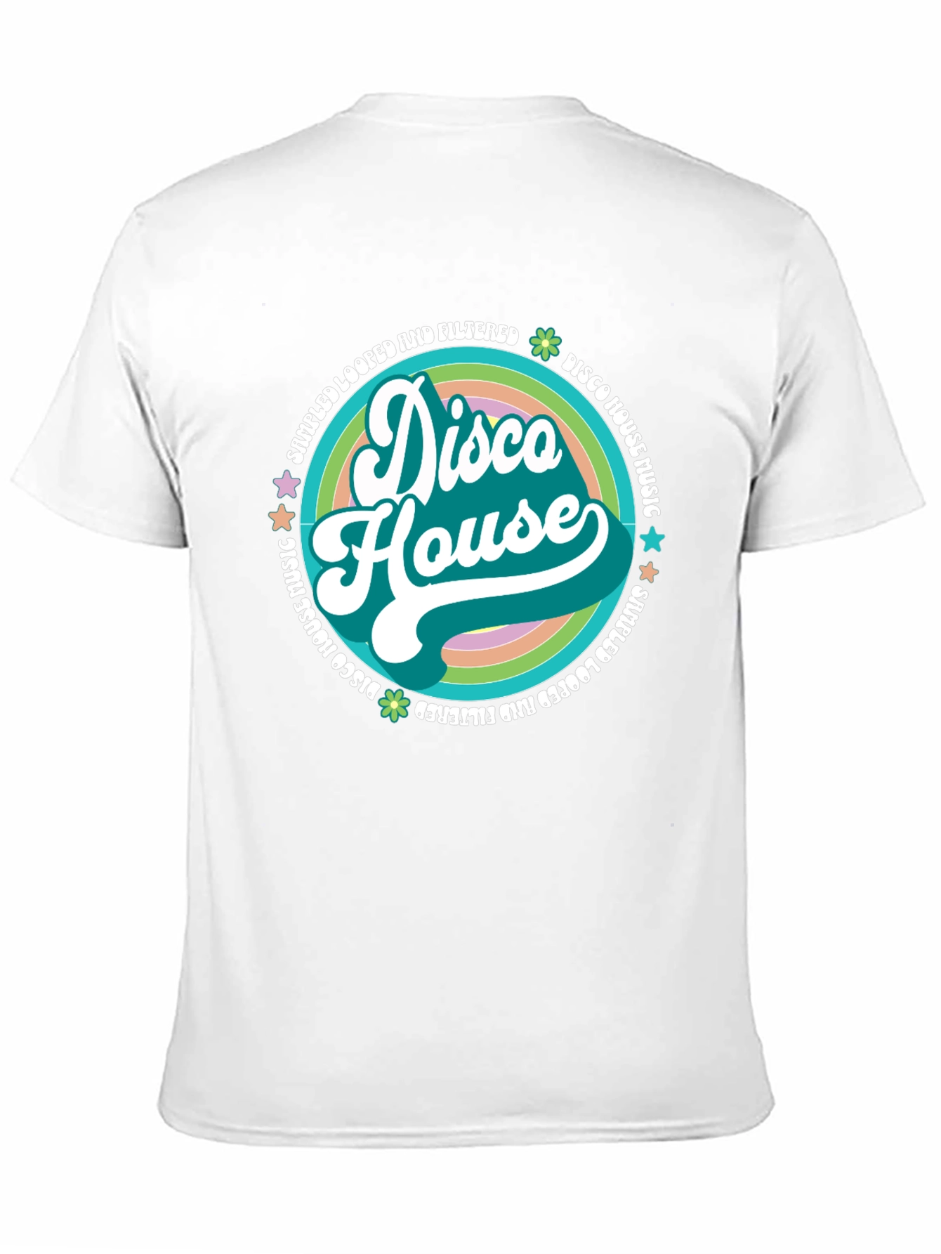 Disco House Retro Music Graphic Tee