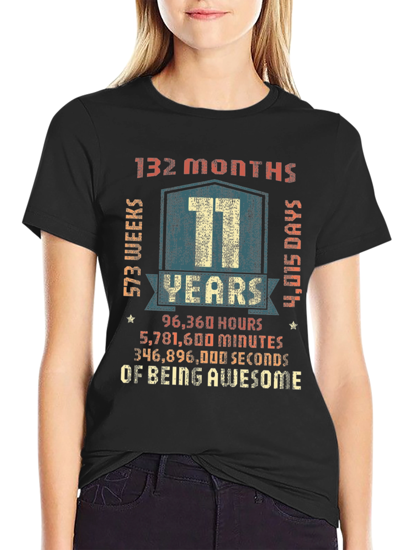 11 Years of Being Awesome Graphic Tee