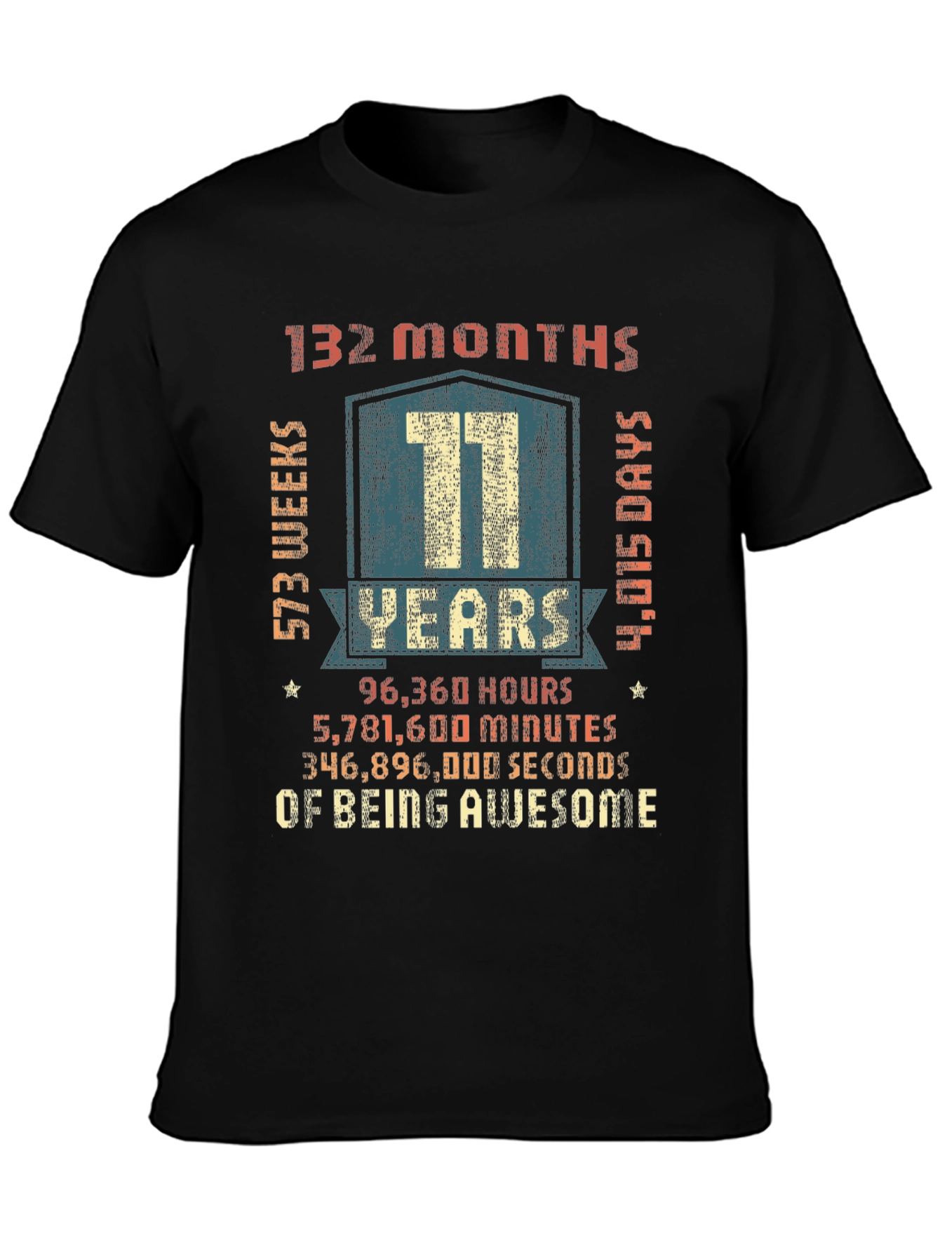 11 Years of Being Awesome Graphic Tee