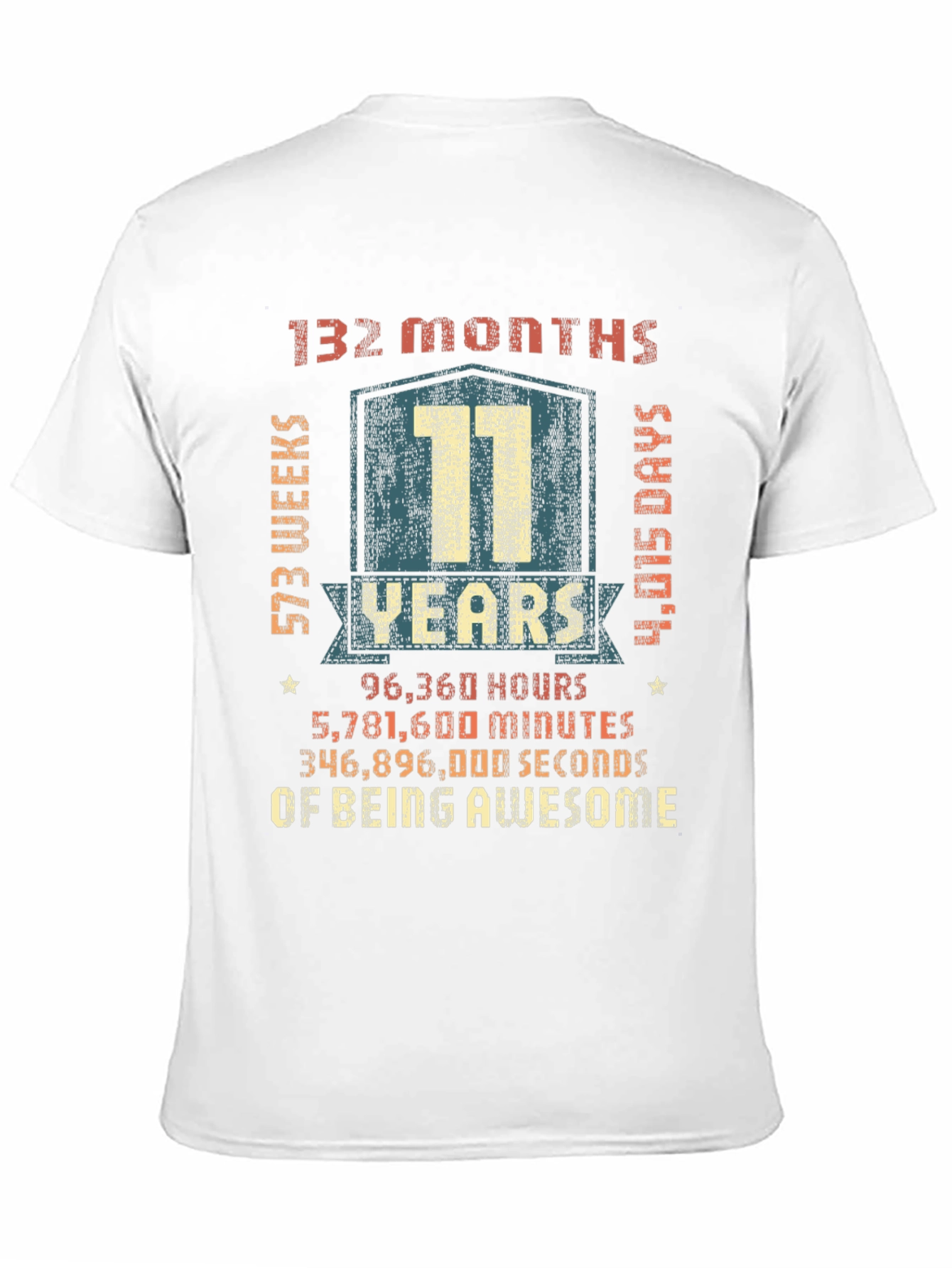 11 Years of Being Awesome Graphic Tee