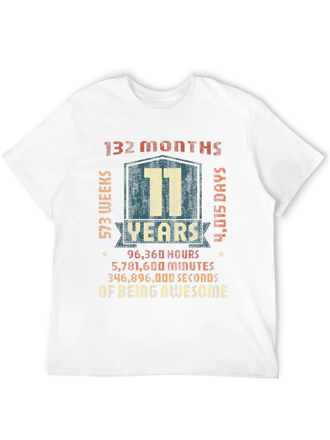 11 Years of Being Awesome Graphic Tee