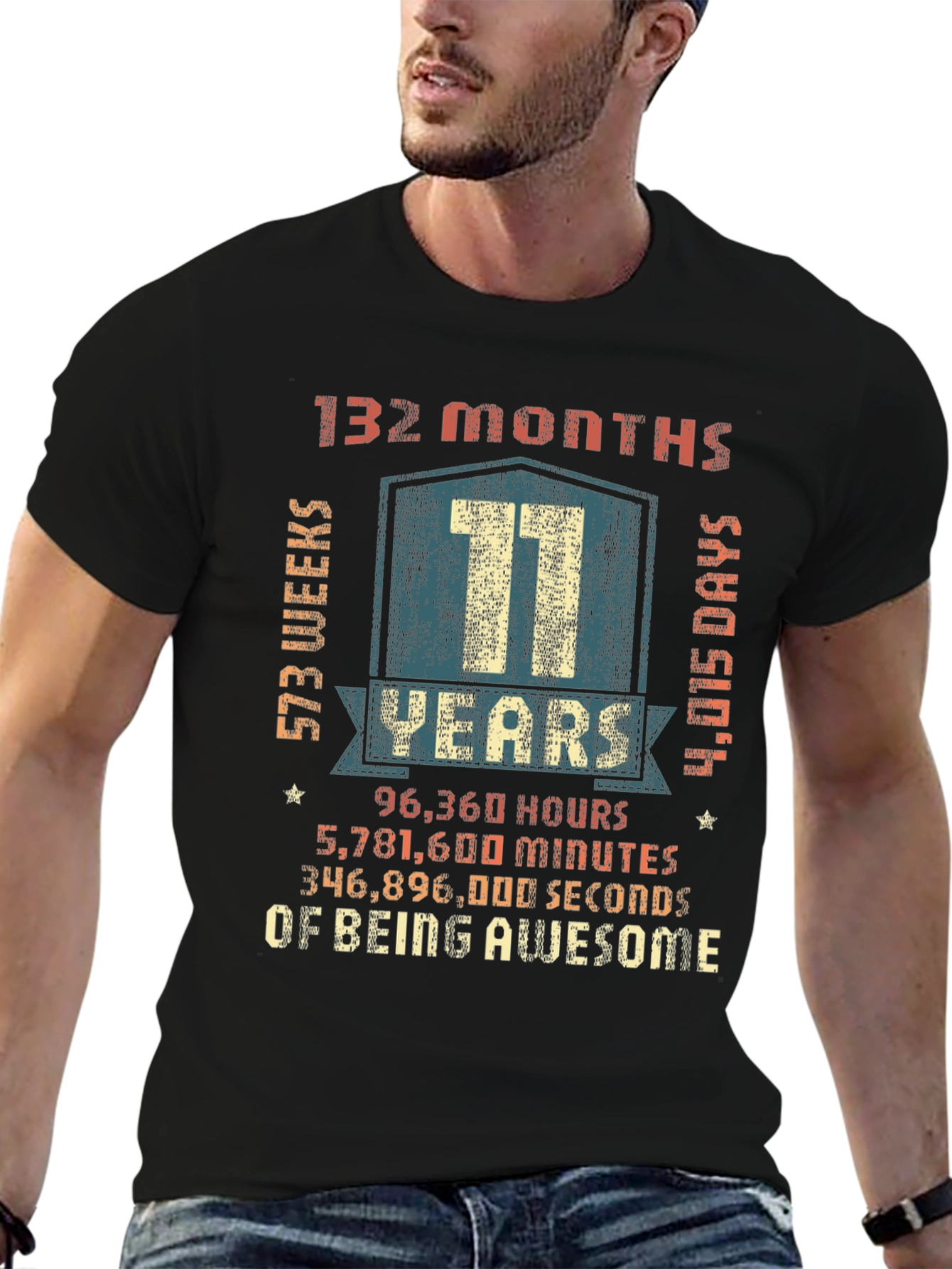 11 Years of Being Awesome Graphic Tee