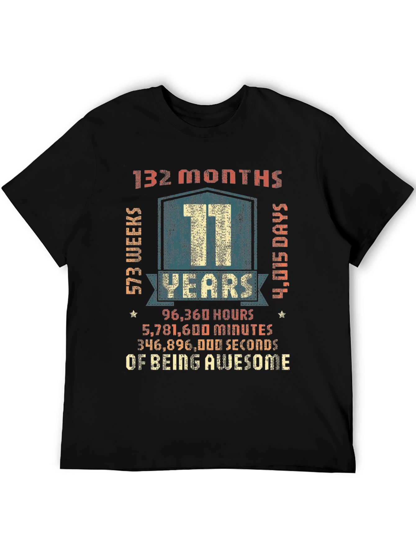 11 Years of Being Awesome Graphic Tee