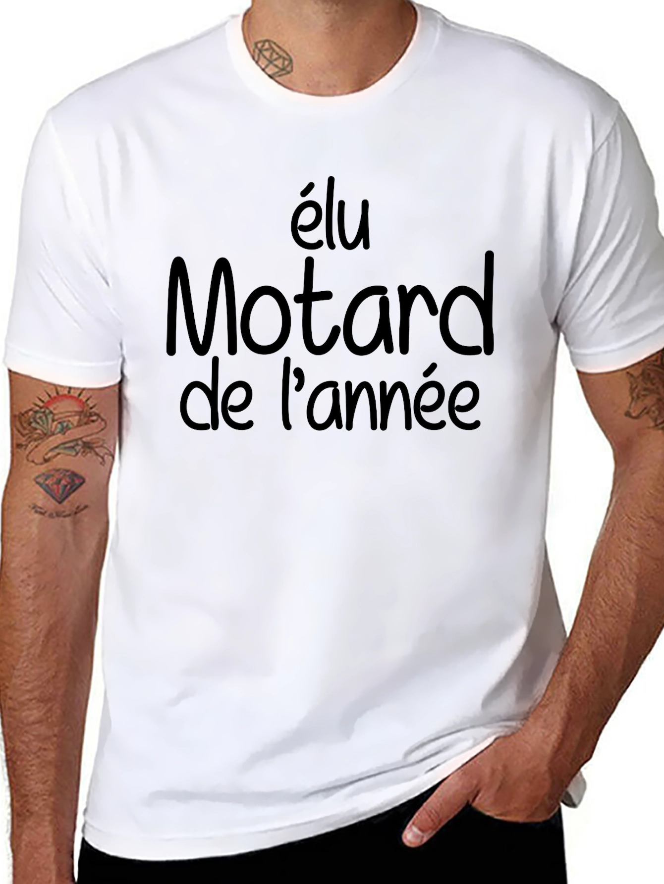 Élu Motard De Lannée T-Shirt