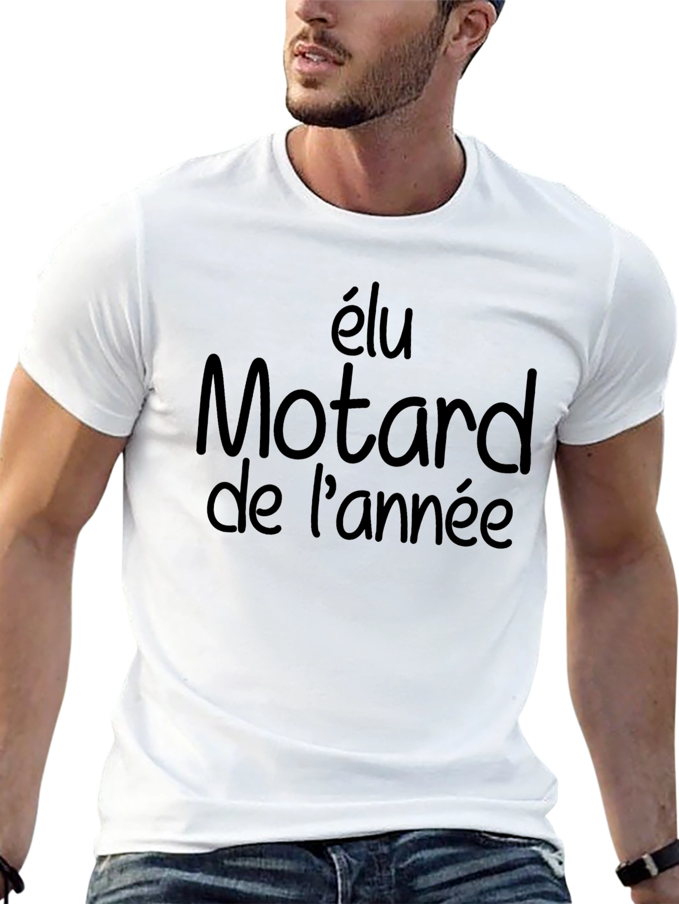 Élu Motard De Lannée T-Shirt