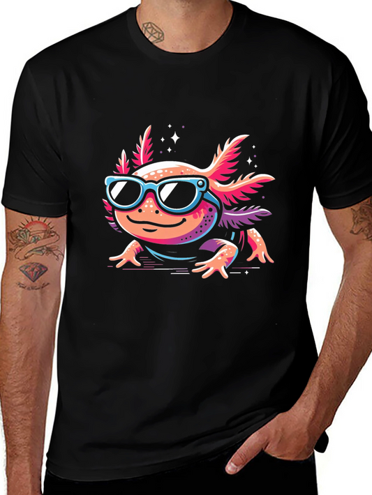 Cool Axolotl T-Shirt - Graphic Tee