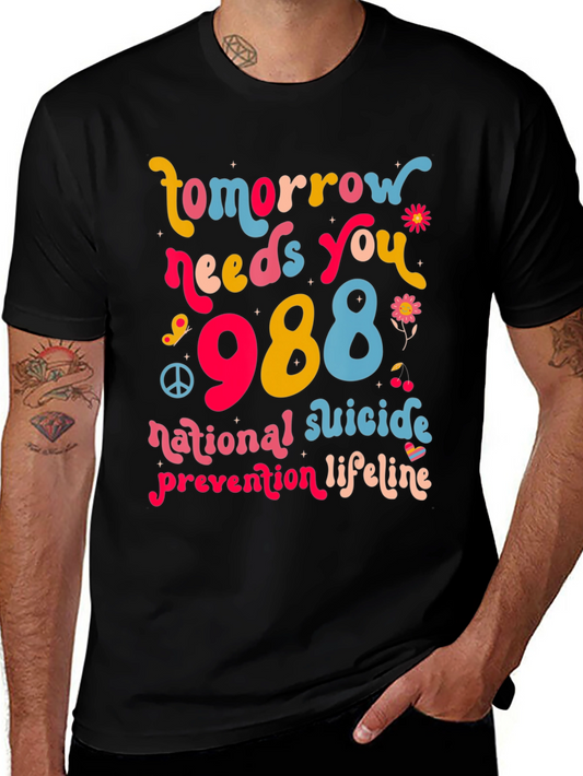 988 Suicide Prevention Lifeline Graphic Tee