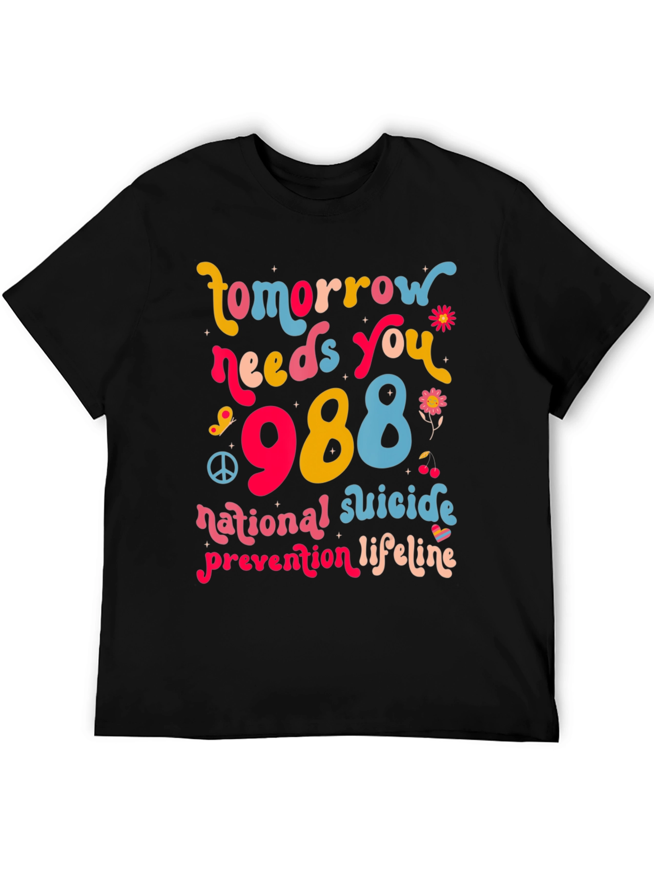 988 Suicide Prevention Lifeline Graphic Tee