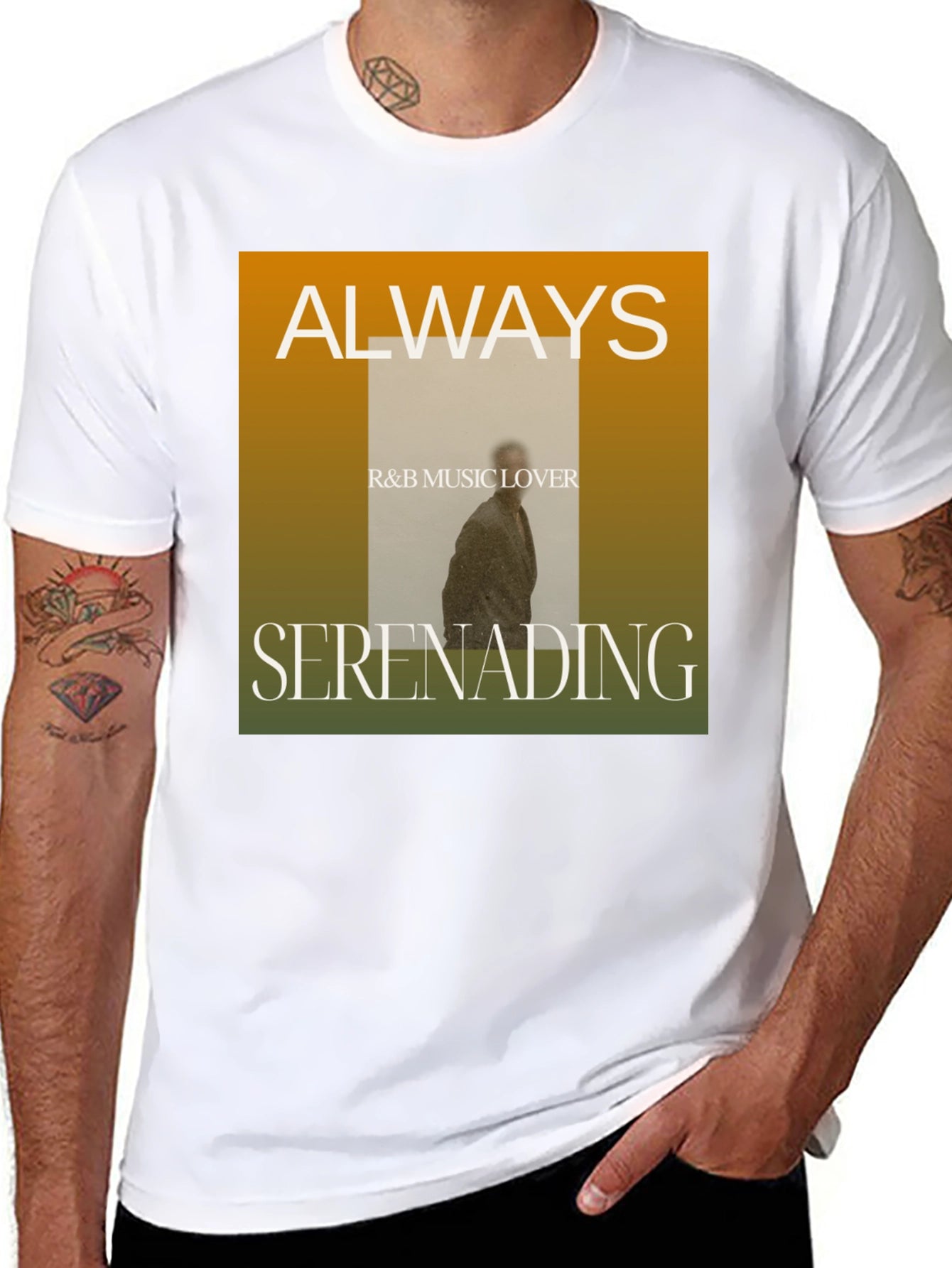 Always Seranading R&B Music Lover Graphic Tee