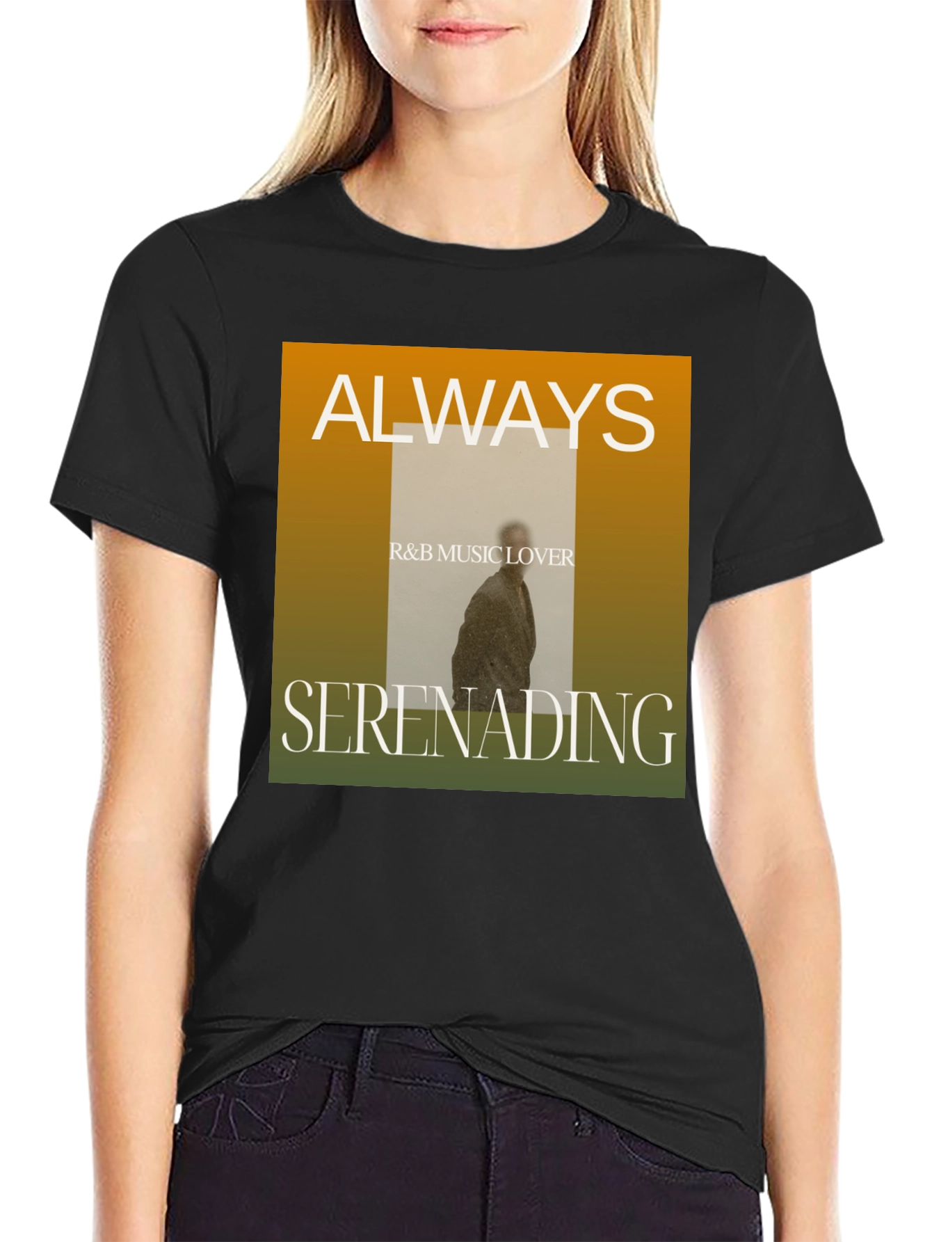 Always Seranading R&B Music Lover Graphic Tee
