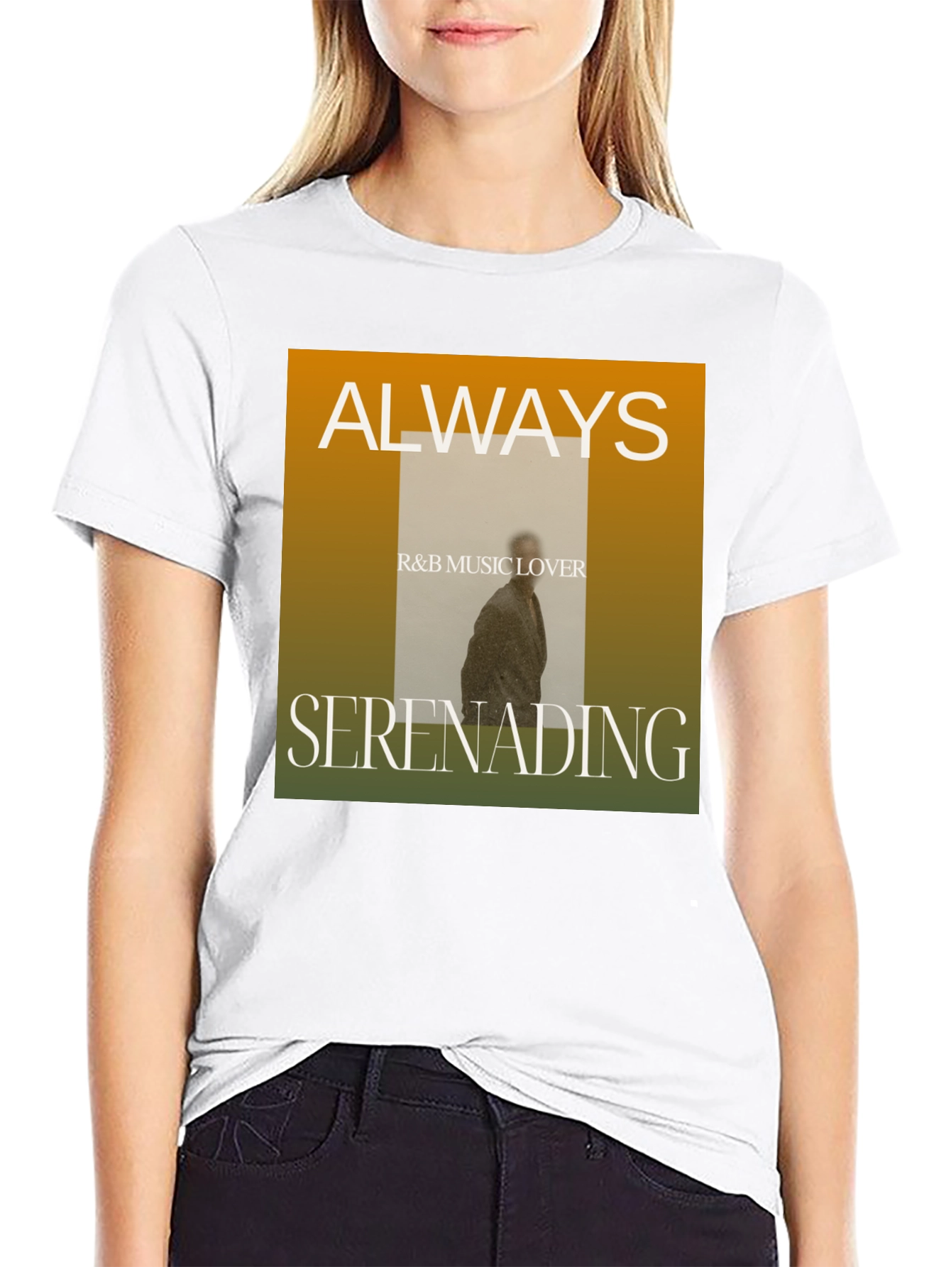 Always Seranading R&B Music Lover Graphic Tee