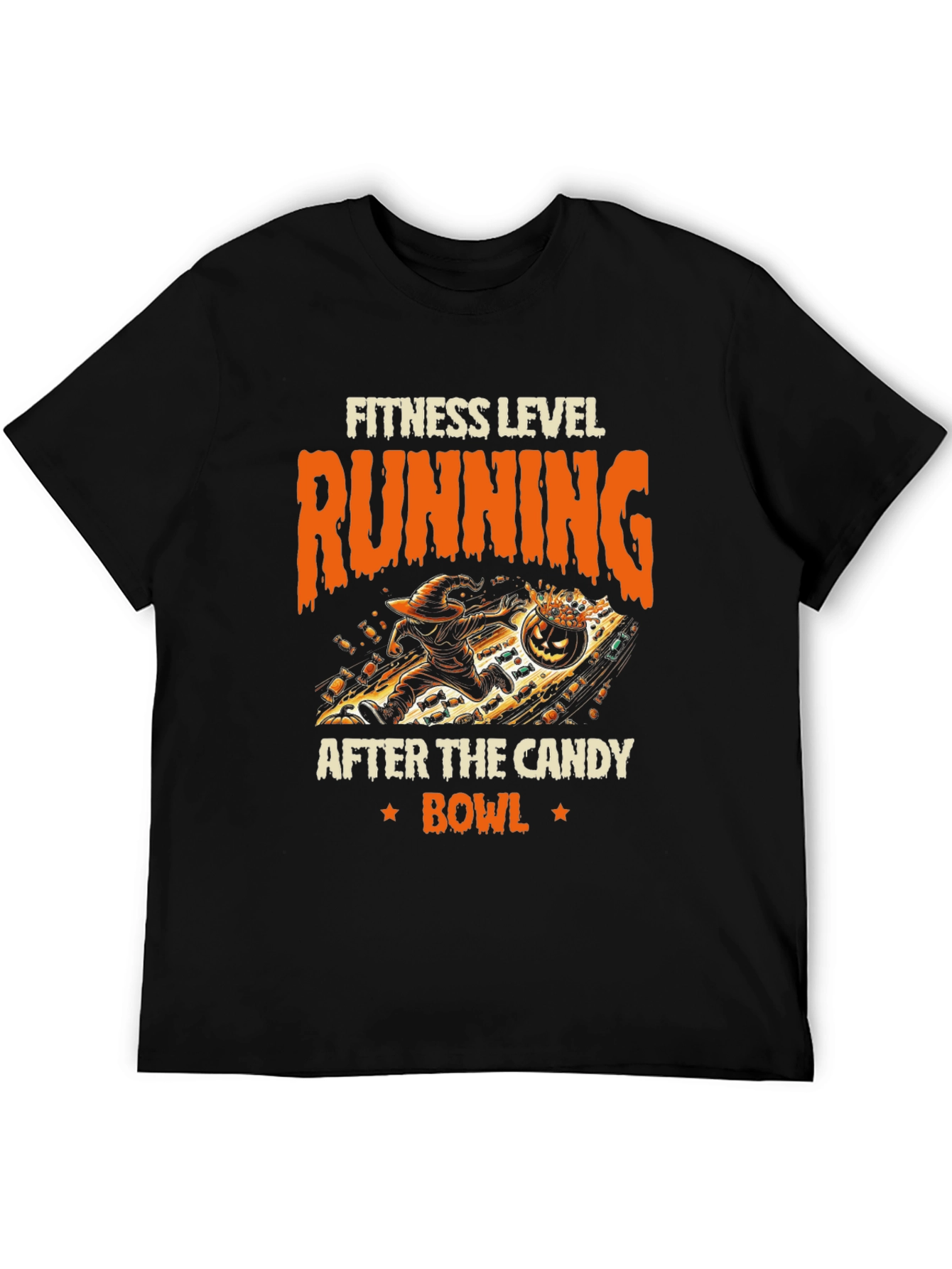 Fitness Level Running Halloween T-Shirt