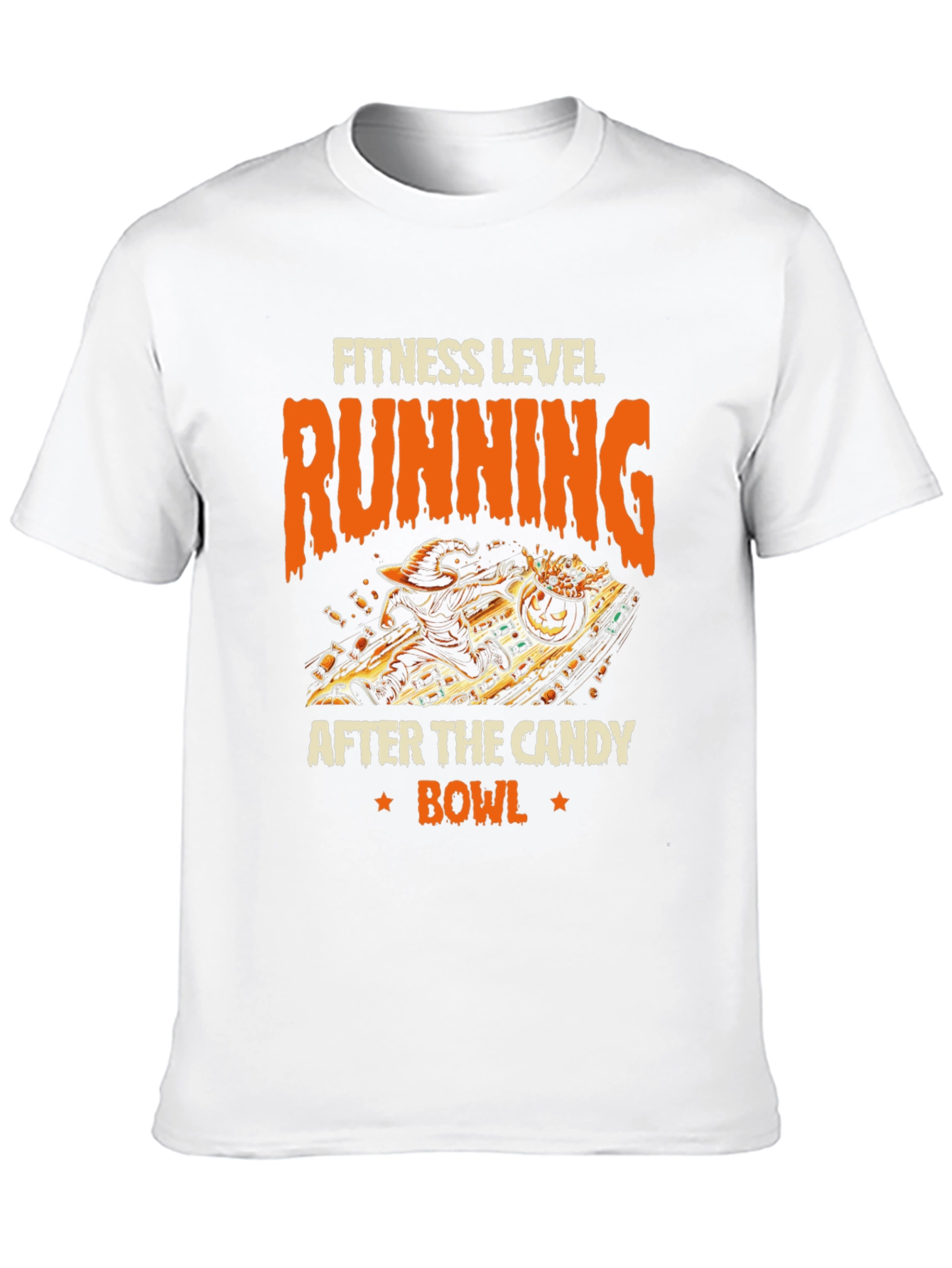 Fitness Level Running Halloween T-Shirt