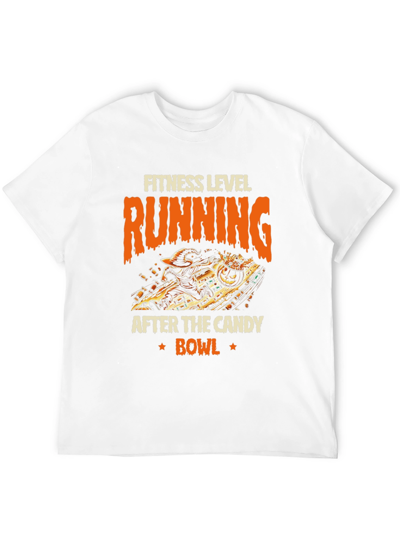 Fitness Level Running Halloween T-Shirt