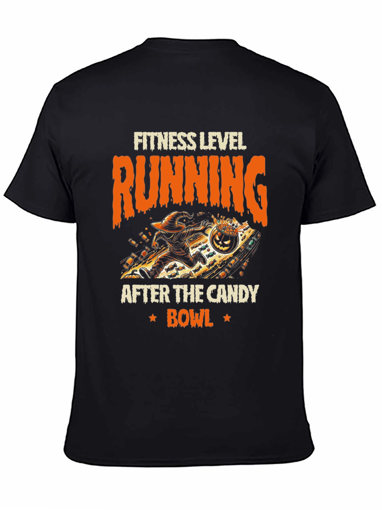 Fitness Level Running Halloween T-Shirt