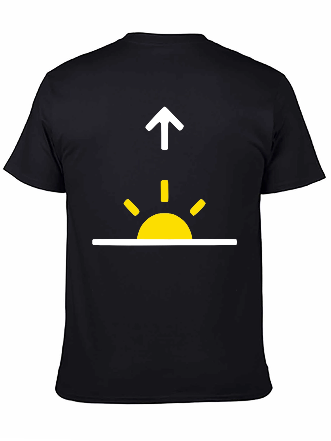 Sunrise Upward Arrow Graphic Tee - Stylish Everyday Wear