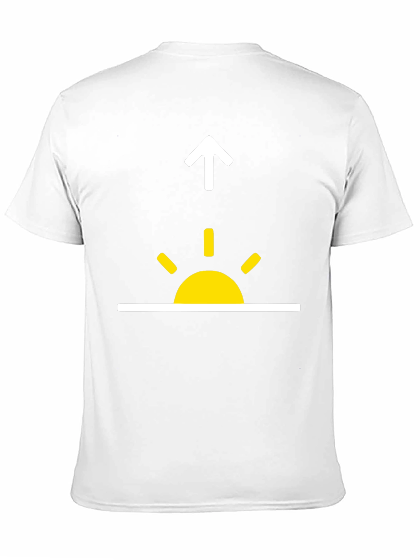 Sunrise Upward Arrow Graphic Tee - Stylish Everyday Wear
