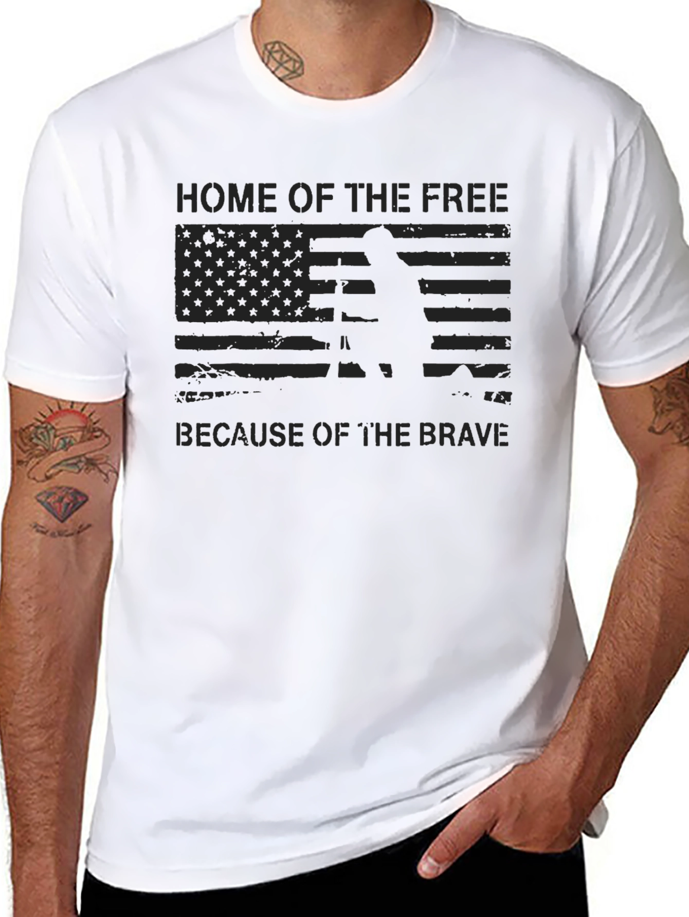 Home of the Free Graphic T-Shirt