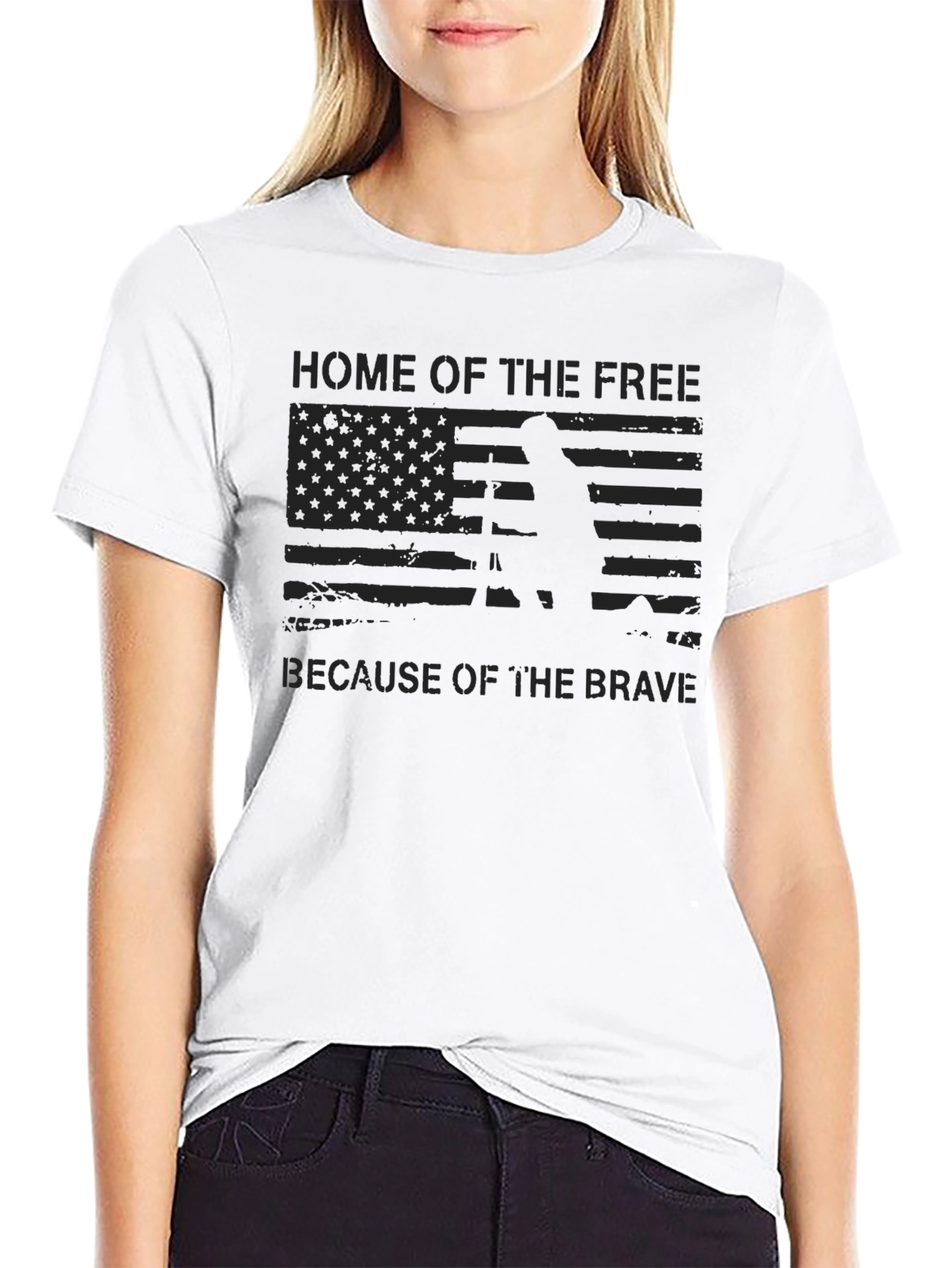 Home of the Free Graphic T-Shirt