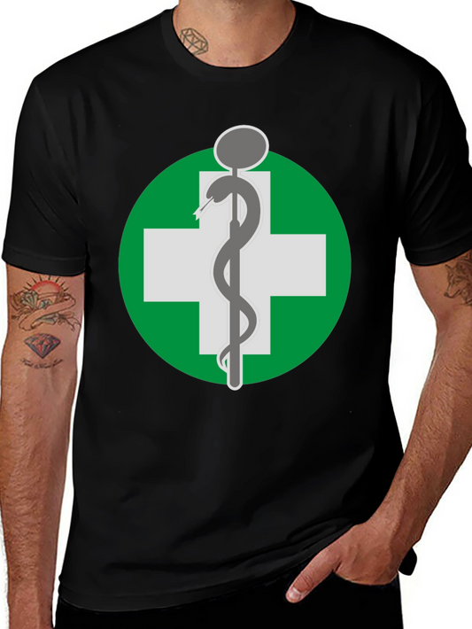 Caduceus Medical Symbol Graphic T-Shirt