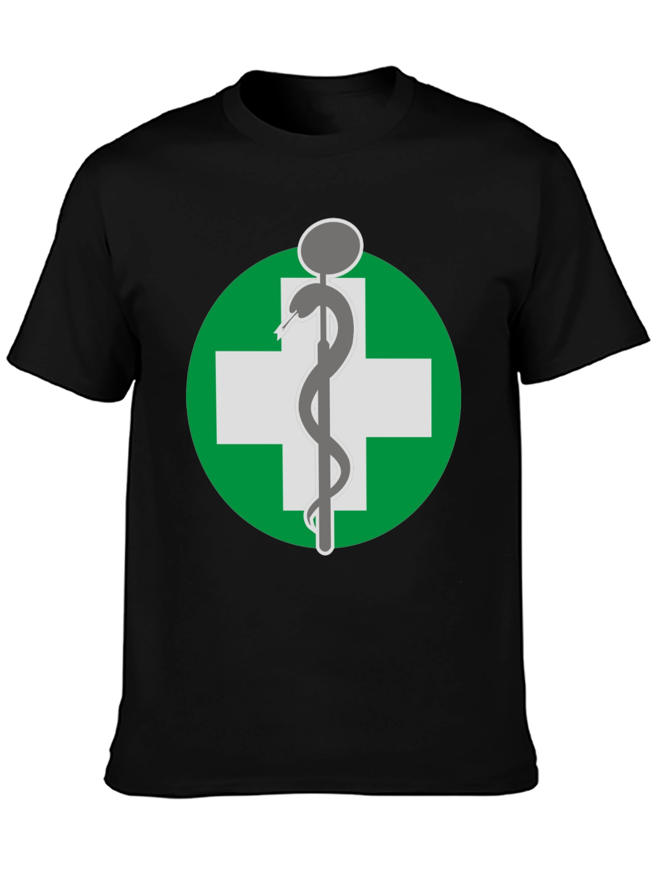 Caduceus Medical Symbol Graphic T-Shirt