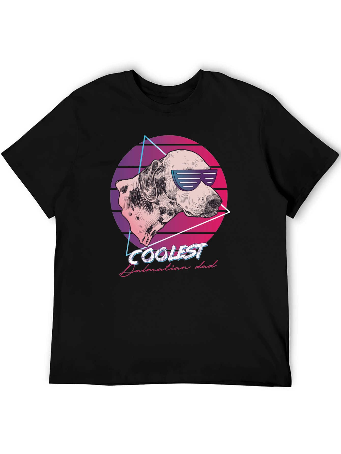 Coolest Dalmatian Dad T-Shirt Retro Style
